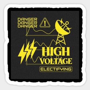 High Voltage Sticker